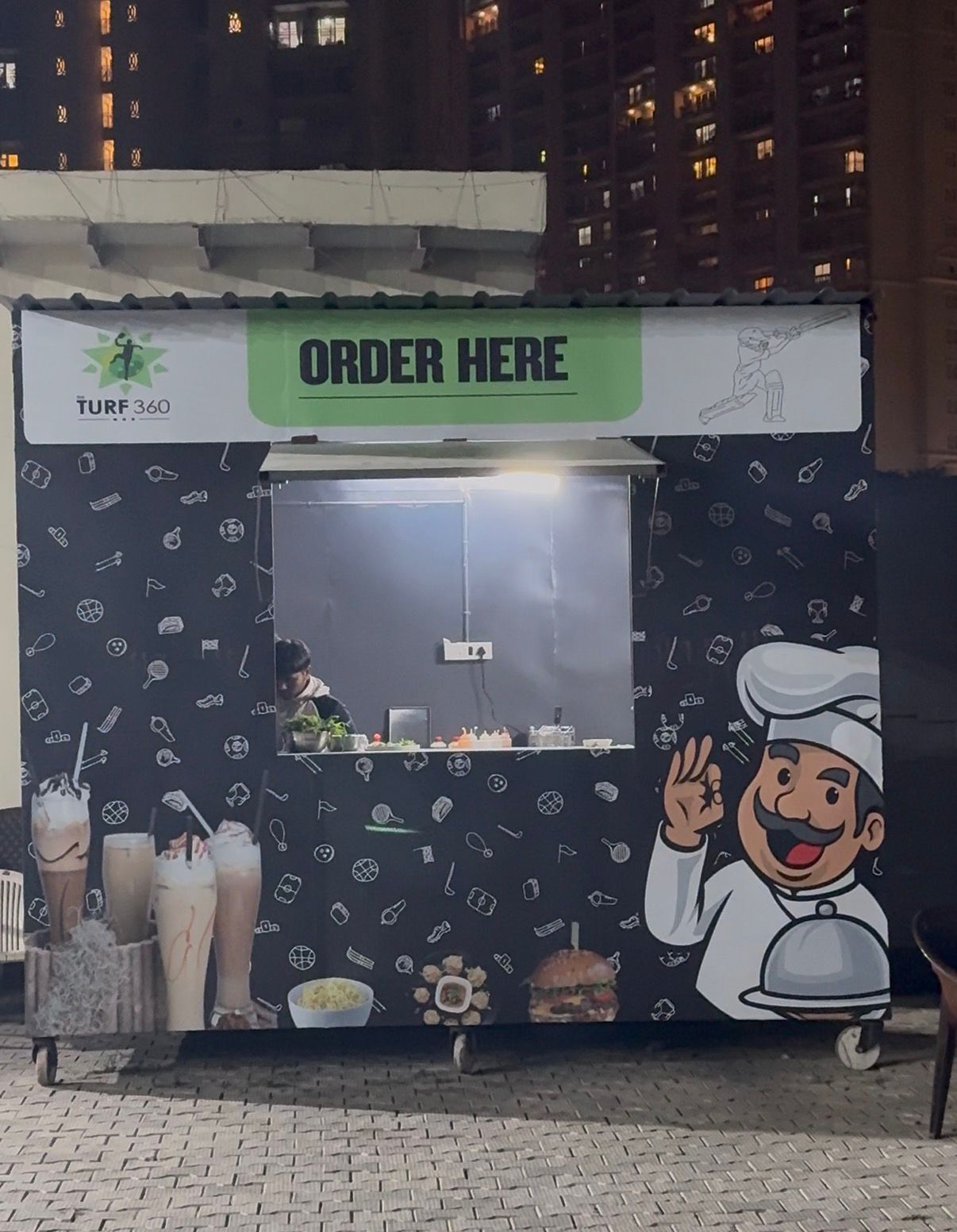 Brew N Play Food Cart